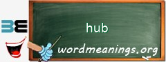 WordMeaning blackboard for hub